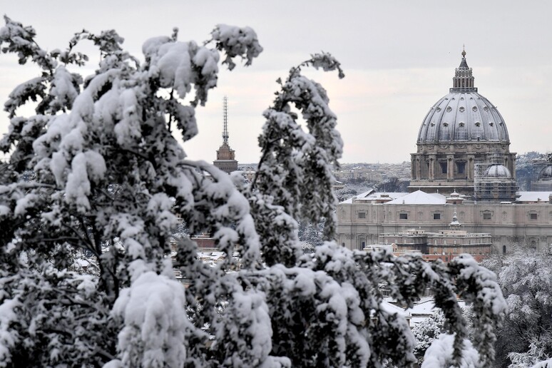 Snow in Rome - RIPRODUZIONE RISERVATA