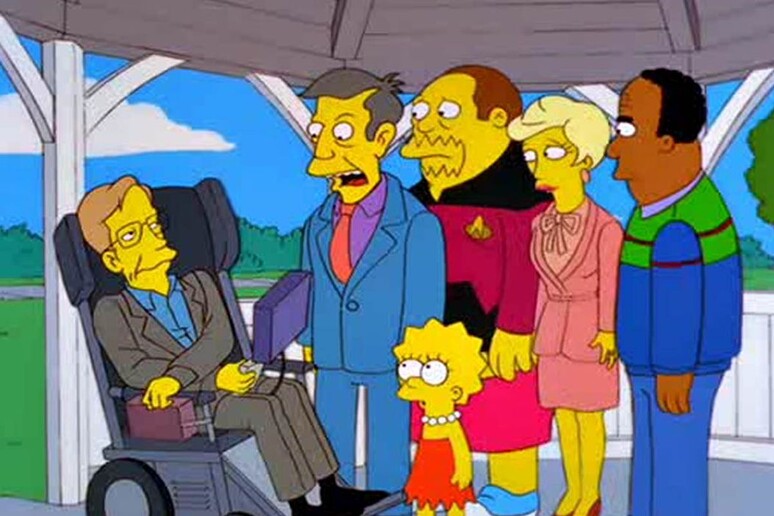 Stephen Hawking nei Simpsons (Credit: Vox) - RIPRODUZIONE RISERVATA