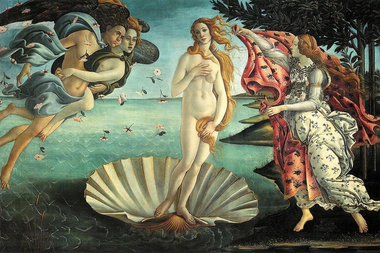La Nascita di Venere di Botticelli -     RIPRODUZIONE RISERVATA