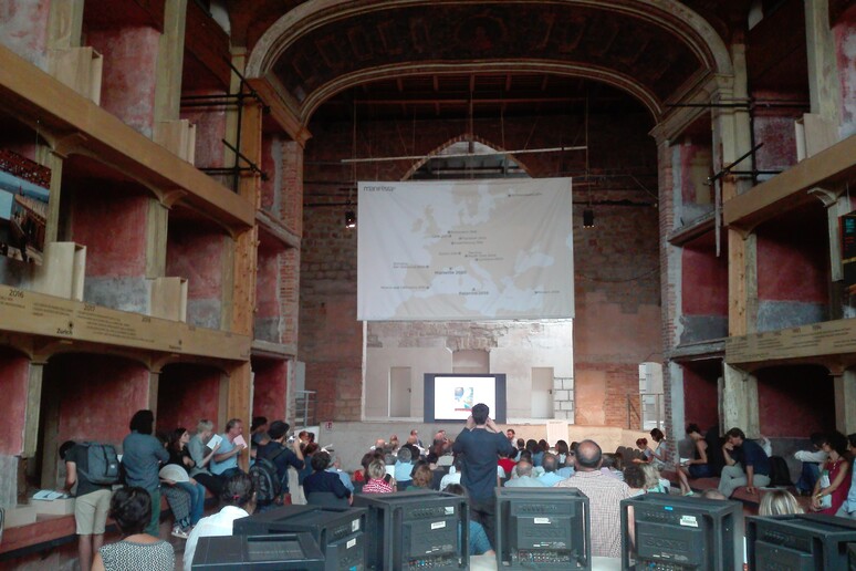 La presentazione di Manifesta al Teatro Garibaldi di Palermo - RIPRODUZIONE RISERVATA