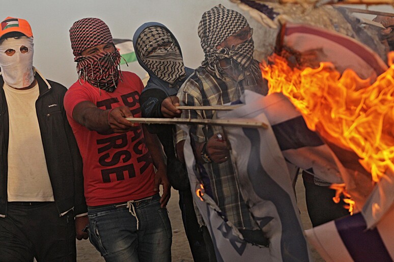 Proteste a Gaza contro Israele © ANSA/EPA