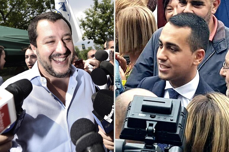 combo Salvini Di Maio - RIPRODUZIONE RISERVATA