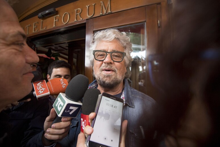 Il leader del Movimento 5 stelle, Beppe Grillo - RIPRODUZIONE RISERVATA