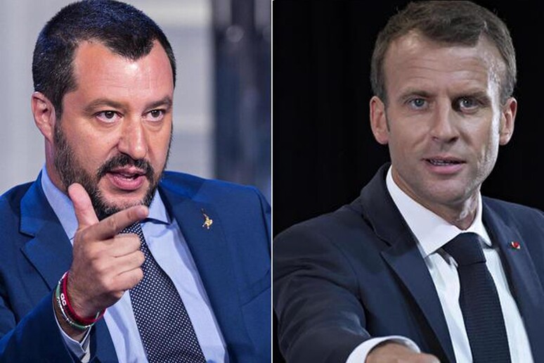 Salvini-Macron - RIPRODUZIONE RISERVATA