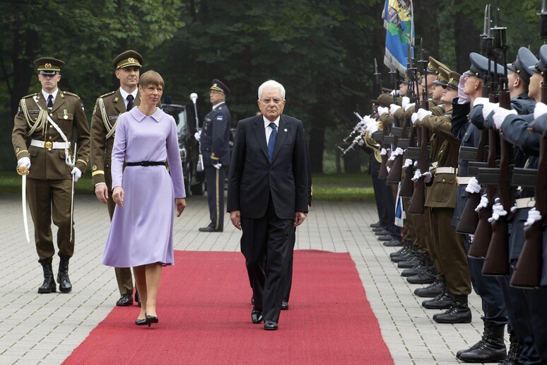Visita del presidente della Repubblica a Tallin - RIPRODUZIONE RISERVATA