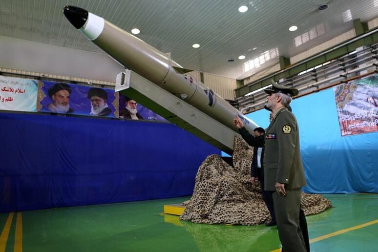 Iranian new missile Fateh-Mobin © ANSA/EPA