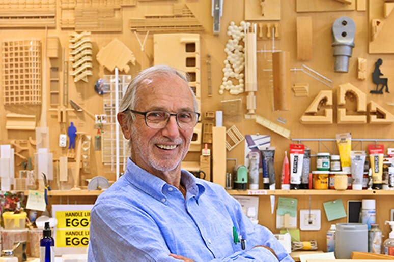 L 'architetto Renzo Piano (ph. Stefano Goldberg) - RIPRODUZIONE RISERVATA