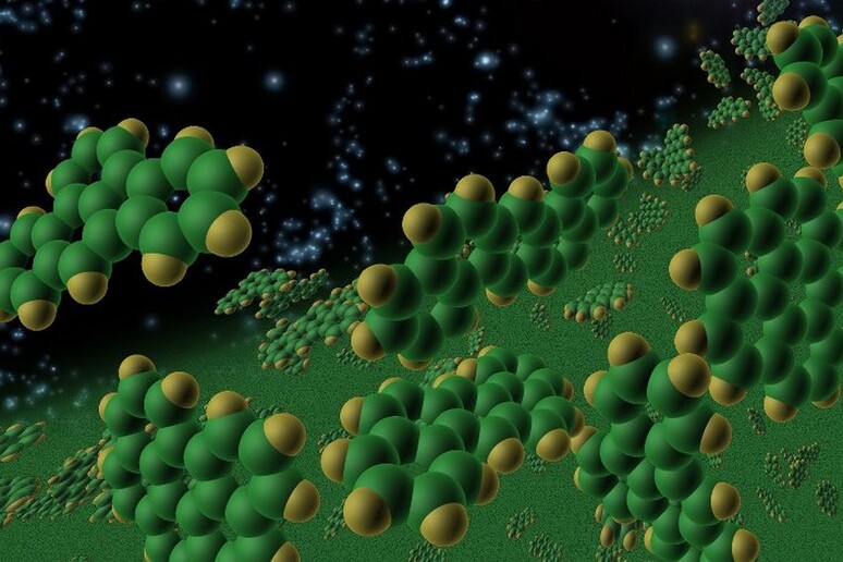 Rappresentazione grafica dei mattoni della vita (fonte: NASA) - RIPRODUZIONE RISERVATA
