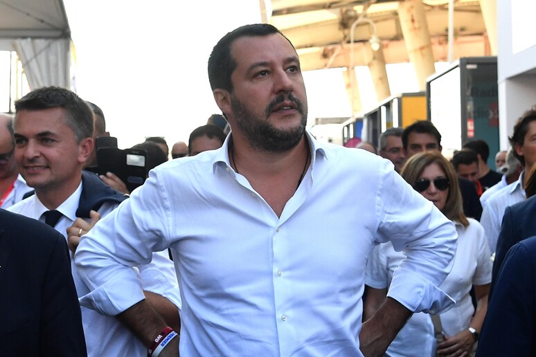 Matteo Salvini al 58mo Salone Nautico di Genova - RIPRODUZIONE RISERVATA