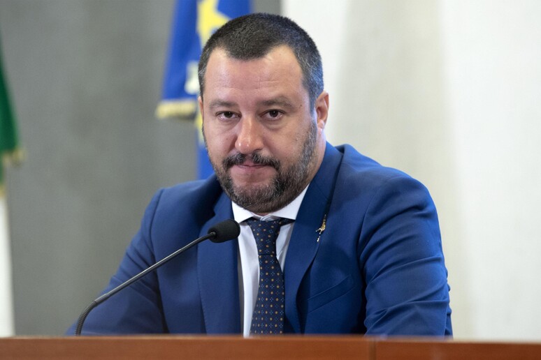 Il ministro dell 'Interno Matteo Salvini - RIPRODUZIONE RISERVATA
