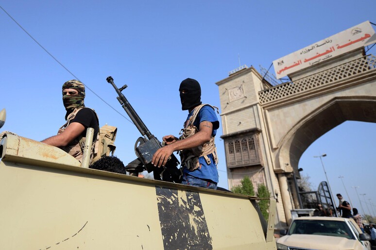 Le truppe speciali irachene a Bassora © ANSA/EPA