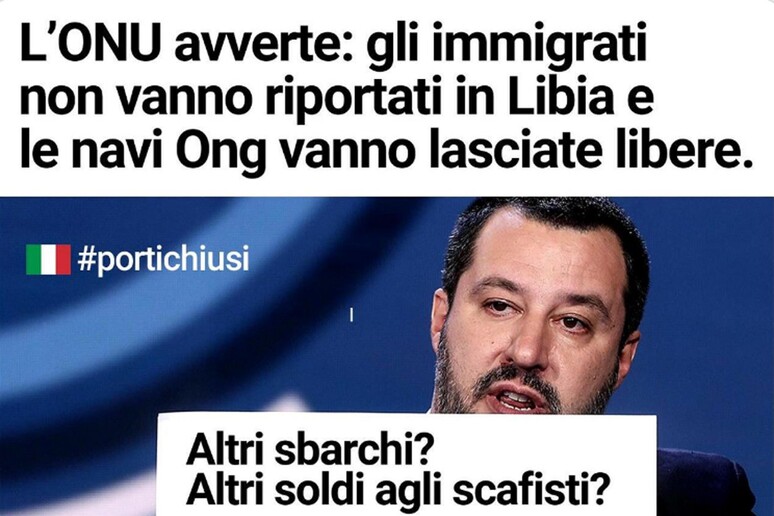 Migranti: Salvini, all 'Onu dico no, basta sbarchi - RIPRODUZIONE RISERVATA