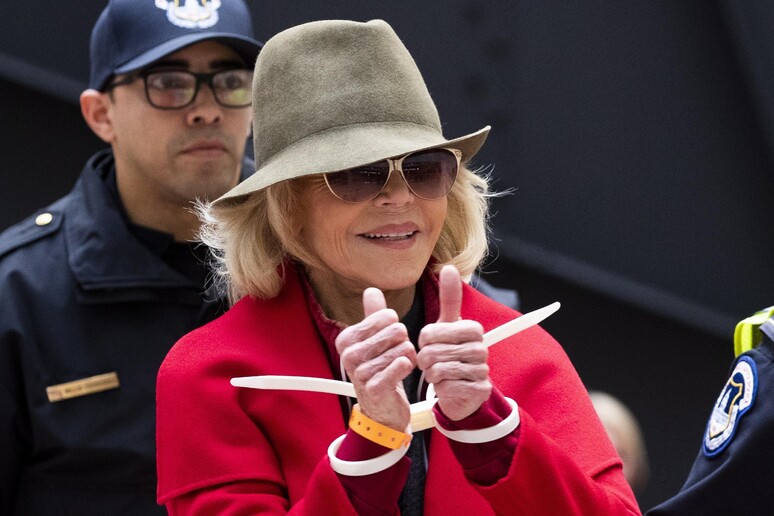 Jane Fonda a Capitol Hill © ANSA/EPA
