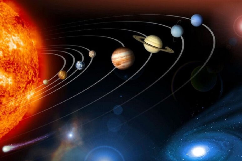 Rappresentaziona artistica del Sistema Solare (fonte: NASA/JPL/SPL) - RIPRODUZIONE RISERVATA