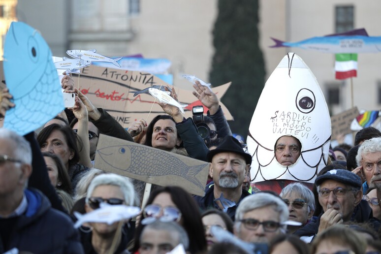 Italy Sardines Rome © ANSA/AP