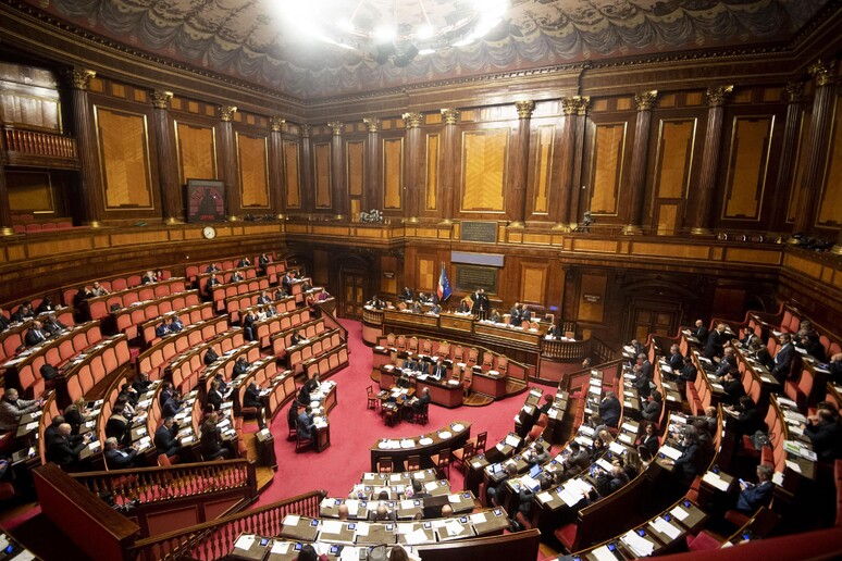 L 'Aula Senato in una foto d 'archivio - RIPRODUZIONE RISERVATA