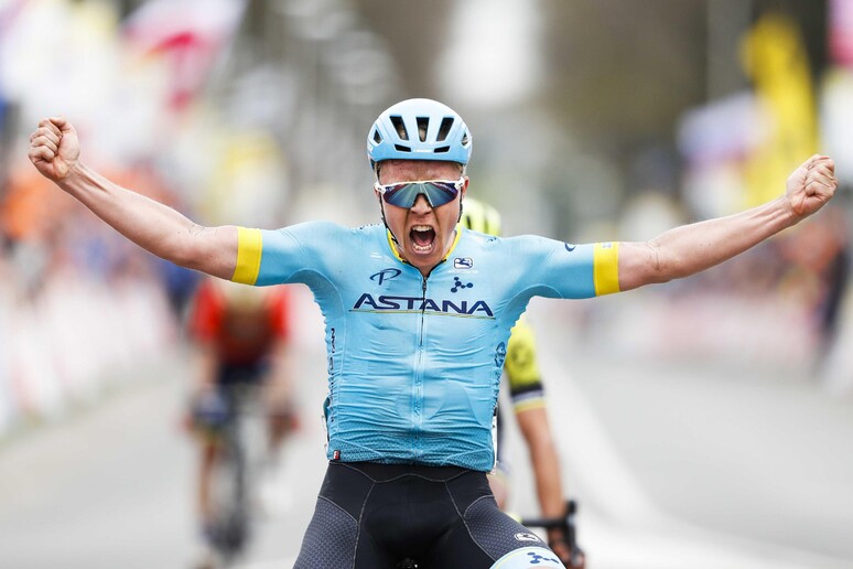 Michael Valgren Andersen vincitore della Amstel Gold Race 2018 - RIPRODUZIONE RISERVATA