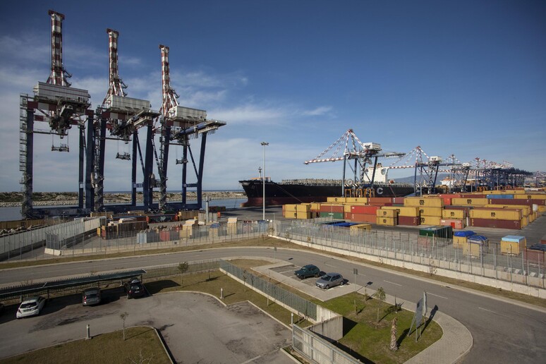 Il porto di Gioia Tauro (Reggio Calabria), in una immagine d 'archivio - RIPRODUZIONE RISERVATA