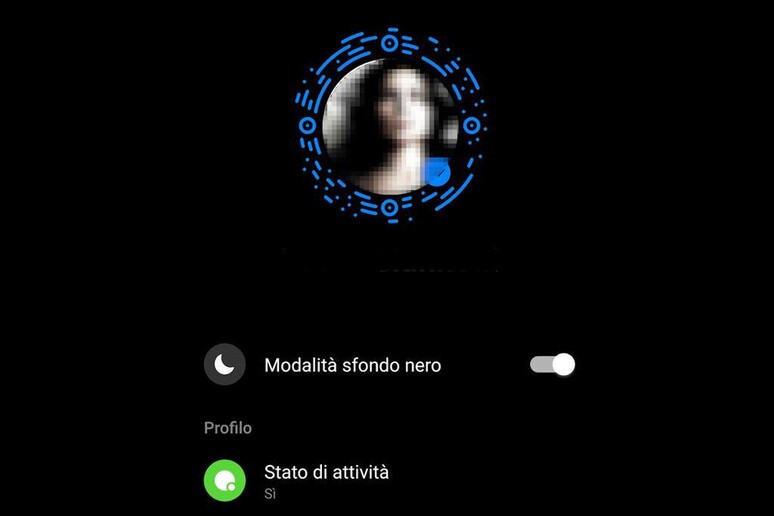 Il dark mode arriva sulla chat Messenger - RIPRODUZIONE RISERVATA