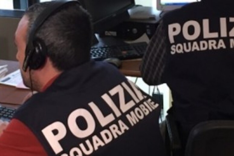 La sala operativa della Squadra Mobile di Palermo - RIPRODUZIONE RISERVATA
