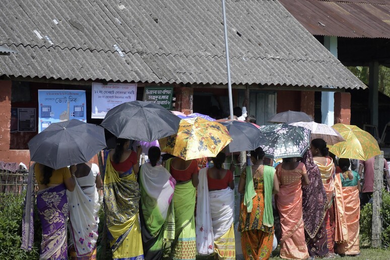 First phase of general elections in Assam © ANSA/EPA