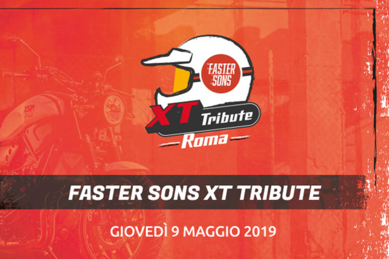 Yamaha Faster Sons XT Tribute a Roma per rivivere Anni 80 - RIPRODUZIONE RISERVATA