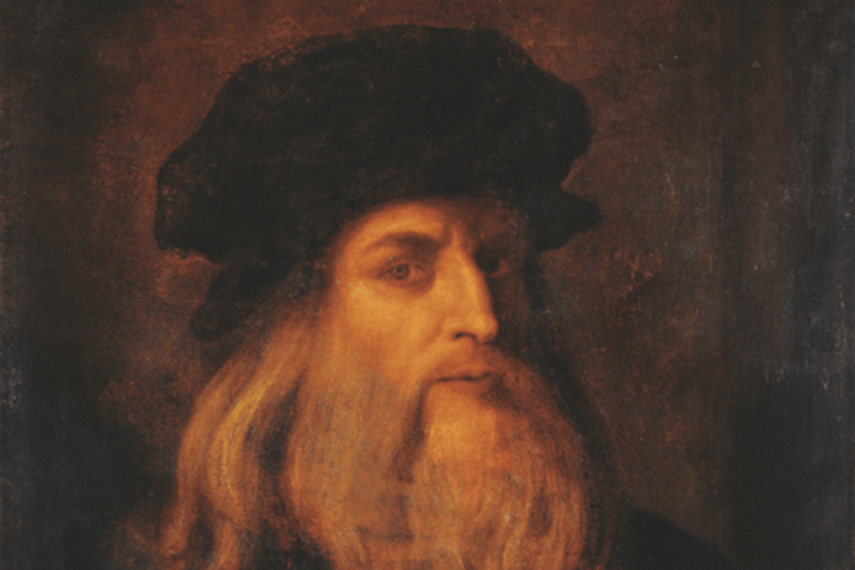 Possibile autoritratto di Leonardo da Vinci, nella Galleria degli Uffizi Firenze (fonte: Wikipedia) - RIPRODUZIONE RISERVATA