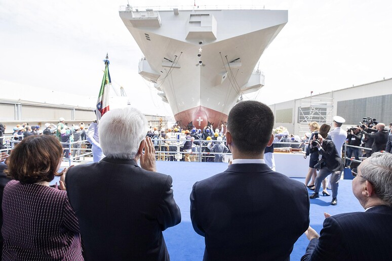 Difesa: varata nave Trieste a Castellamare di Stabia - RIPRODUZIONE RISERVATA