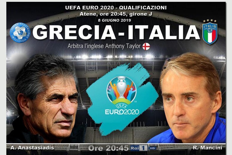 Qualficiazioni Euro2020, Grecia Italia - RIPRODUZIONE RISERVATA
