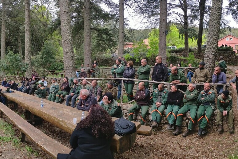Assemblea dei forestali a Orgosolo - RIPRODUZIONE RISERVATA