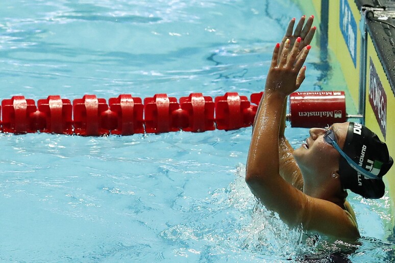 Nuoto: Mondiali; Quadarella lacrime gioia, assurdo © ANSA/EPA