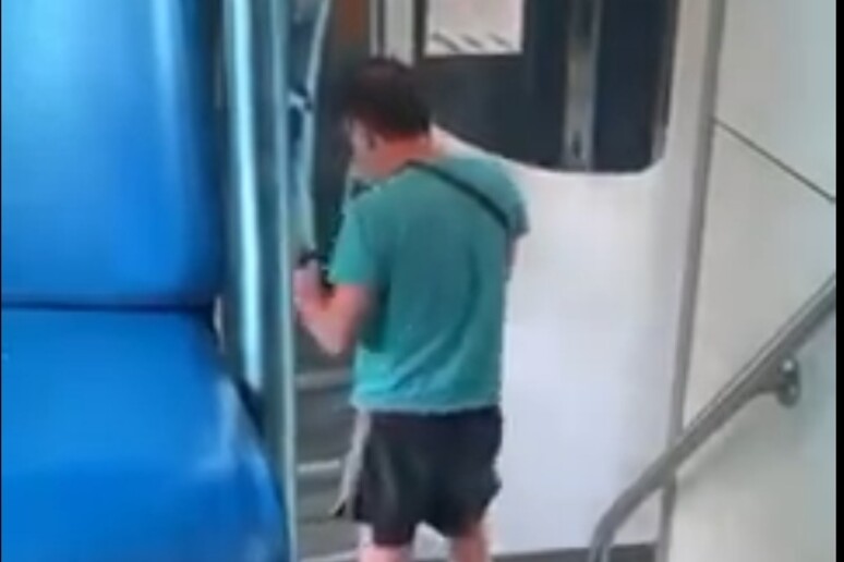 Insulti razzisti su treno, giovane posta video-denuncia - RIPRODUZIONE RISERVATA