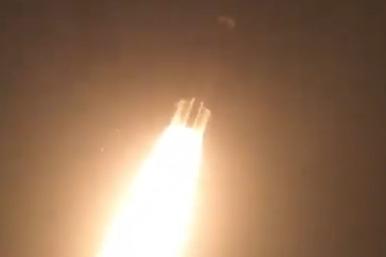 Il lancio del cargo giapponese Htv8, porta rifornimenti alla Stazione Spaziale (fonte: JAXA, NASA TV) - RIPRODUZIONE RISERVATA