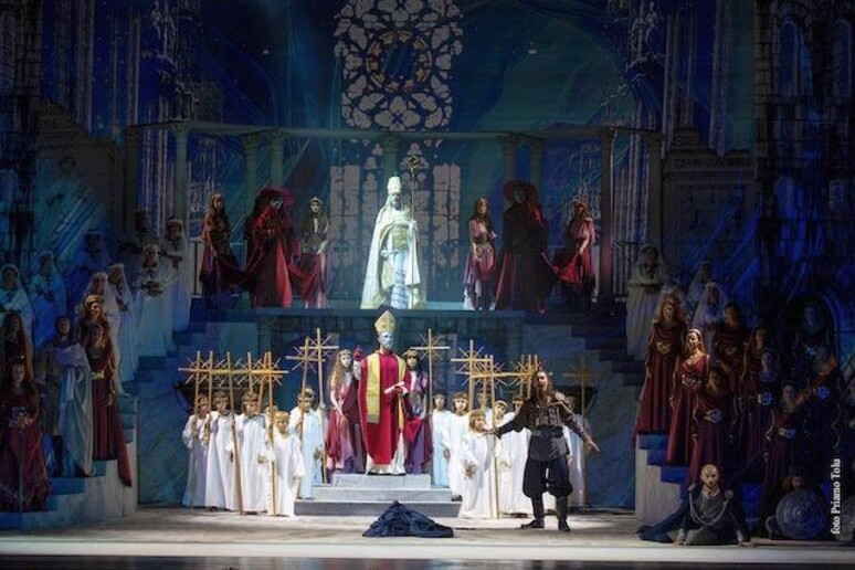 Attila di Verdi (foto Priamo Tolu) - RIPRODUZIONE RISERVATA