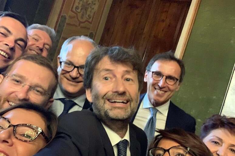 Dario Franceschini e i ministri Dem del governo Conte bis - RIPRODUZIONE RISERVATA