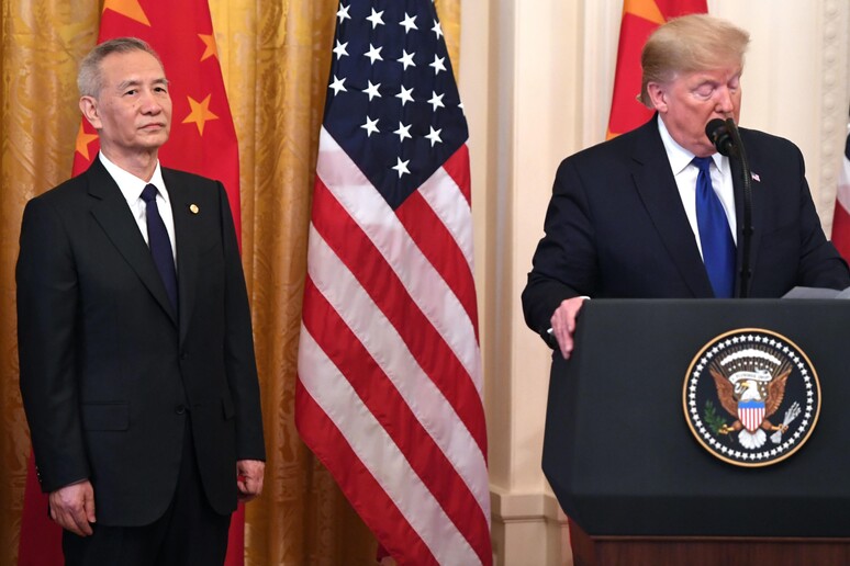 Dazi: Trump, con Cina uno dei migliori accordi mai fatti © ANSA/AFP