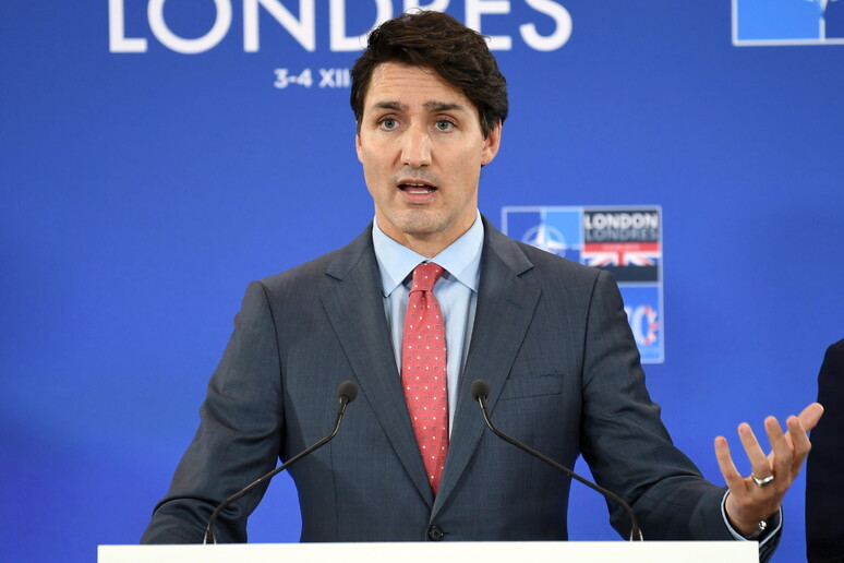 Il premier canadese Justin Trudeau in una foto d 'archivio © ANSA/EPA