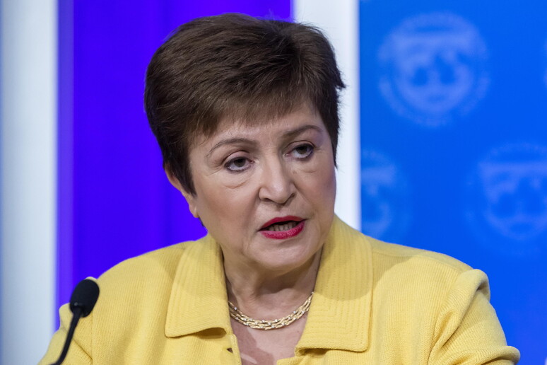 Il direttore generale del Fmi, Kristalina Georgieva © ANSA/EPA