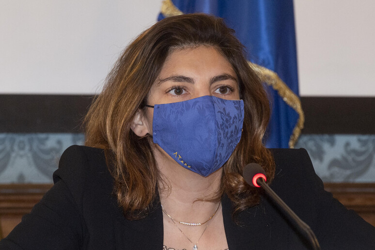 La vice ministro dell 'Economia, Laura Castelli - RIPRODUZIONE RISERVATA