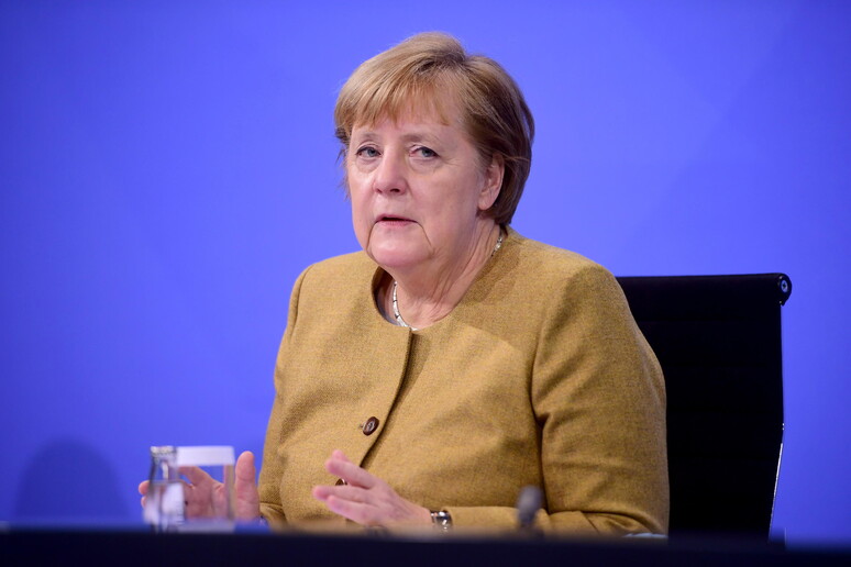 La cancelliera tedesca Angela Merkel - RIPRODUZIONE RISERVATA