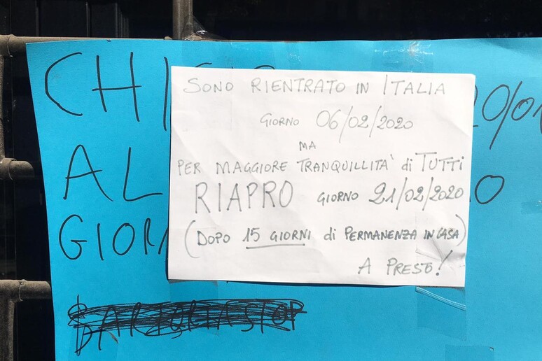 Il cartello comparso a Foggia - RIPRODUZIONE RISERVATA