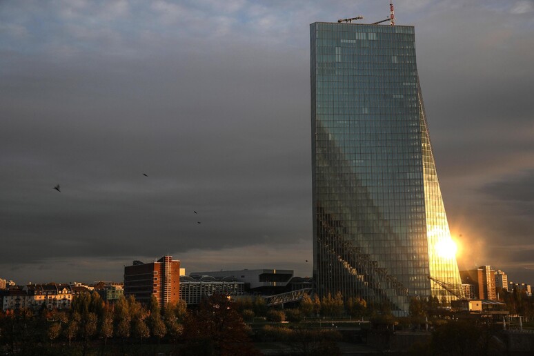 Il grattacielo con la sede della Bce a Francoforte - RIPRODUZIONE RISERVATA