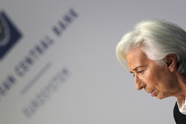 Bce: Lagarde, coronavirus grande shock economico © ANSA/AFP