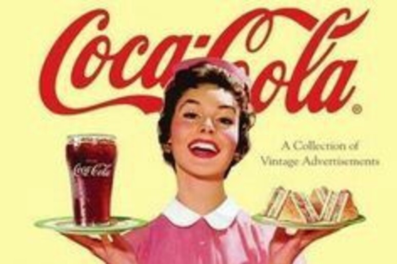 Una pubblicità vintage di Coca Cola - RIPRODUZIONE RISERVATA