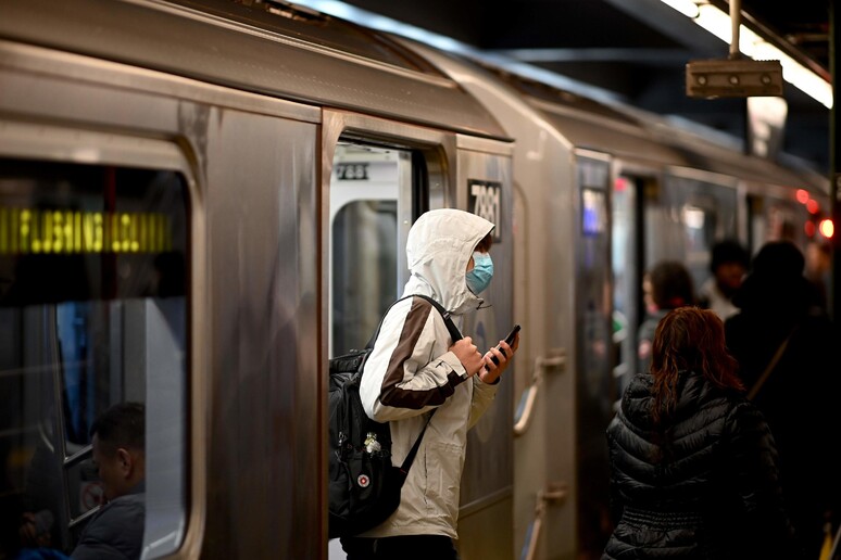 La metro è il nemico e l 'America riscopre l 'amore per le bici © ANSA/AFP