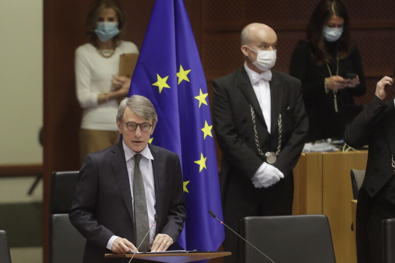 Il presidente del Parlamento europeo David Sassoli © ANSA/EPA