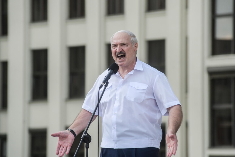 Il presidente bielorusso Alexander Lukashenko © ANSA/EPA