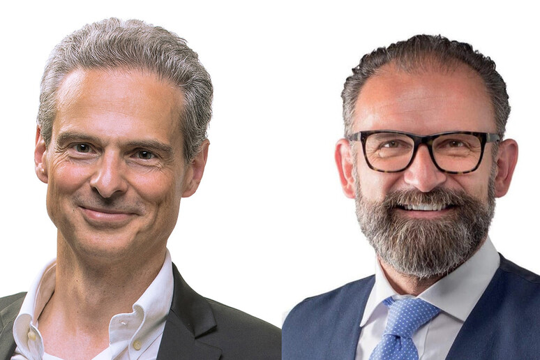 Elezioni Aosta, è ballottaggio tra Gianni Nuti (sin) e Giovanni Girardini (dx) - RIPRODUZIONE RISERVATA