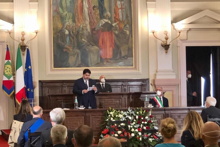 Mattarella a Sassari, discorso su autonomia del presidente Christian Solinas - RIPRODUZIONE RISERVATA