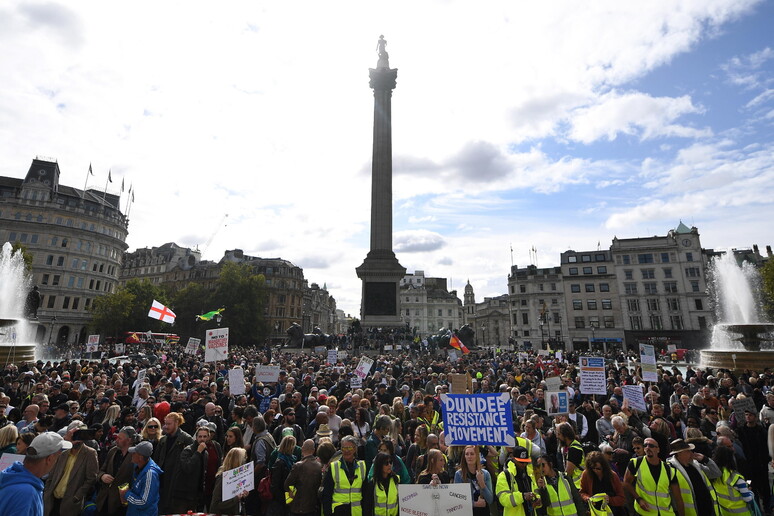 La manifestazione di Trafalgar Square © ANSA/EPA